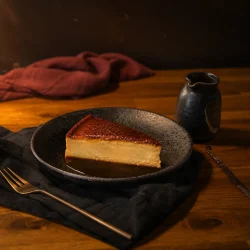 Flan vanille, miso & caramel