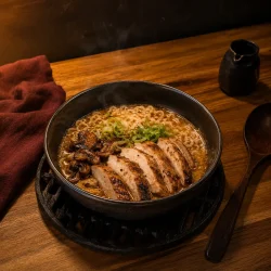 Ramen miso au beurre noisette